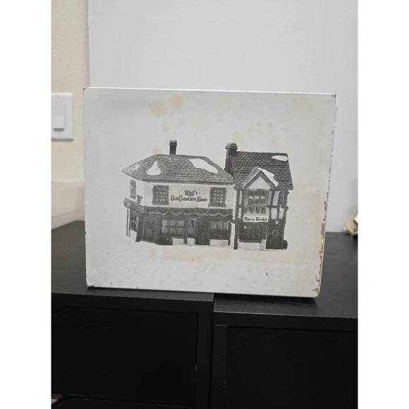 Vtg DEPT 56 DICKENS Village 1987 THE OLD CURIOSITY SHOP Lighted Building 5905-6. - Picture 6 of 10